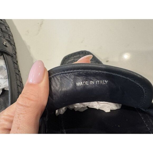 Louis Vuitton Monte Carlo Loafers in Woven Black Leather Size 10 - Picture 12 of 12